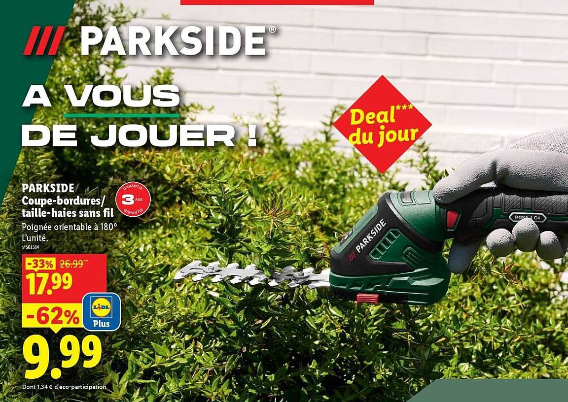 PARKSIDE Coupe-bordures/taille-haies sans fil