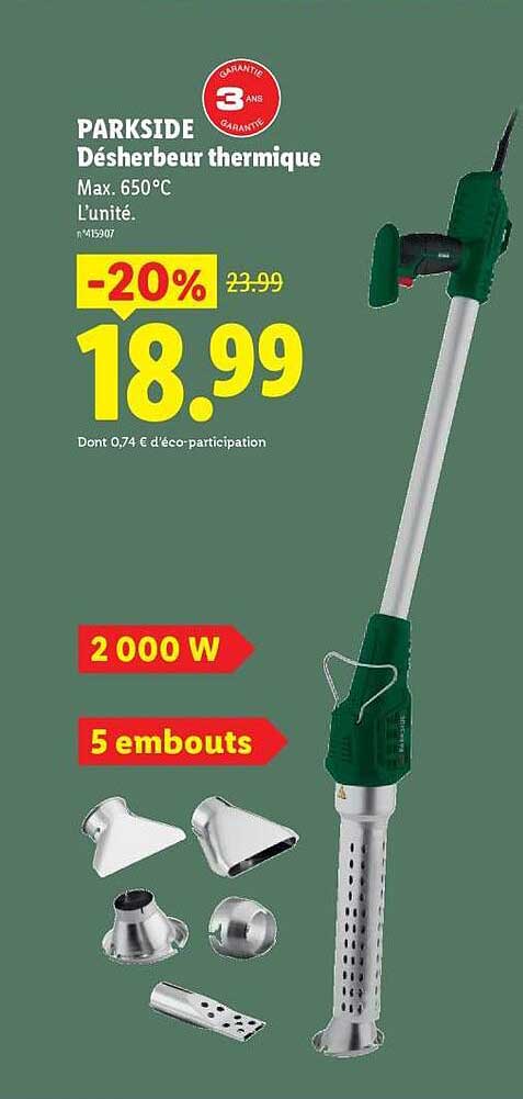 PARKSIDE Désherbeur thermique