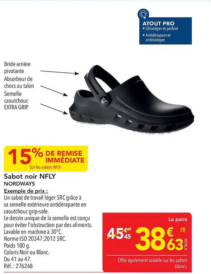 Sabot noir NFLY