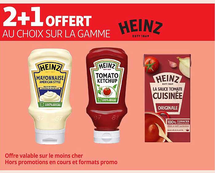 2+1 OFFERT AU CHOIX SUR LA GAMME