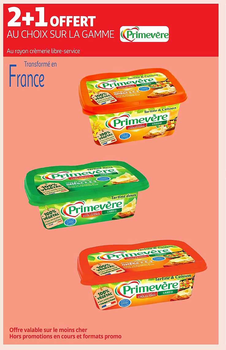 2+1 OFFERT AU CHOIX SUR LA GAMME