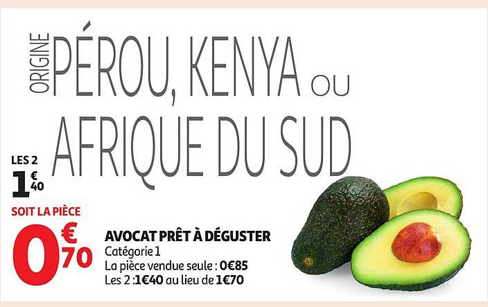 AVOCAT PRÊT À DÉGUSTER