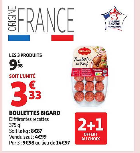 BOULETTES BIGARD