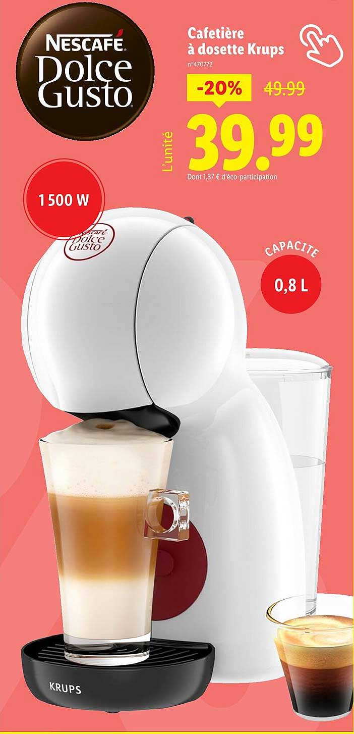 Cafetière à dosette Krups