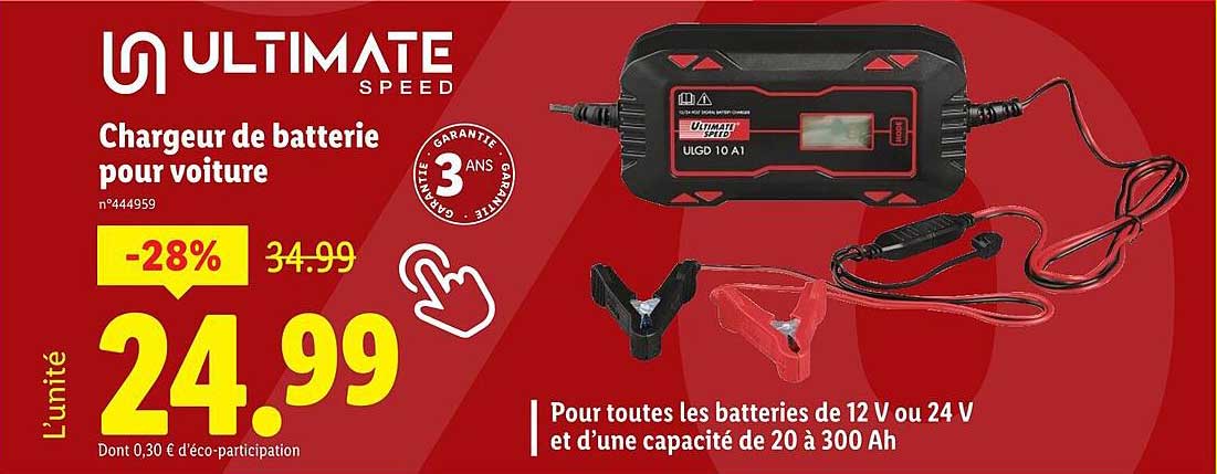 Chargeur de batterie pour voiture