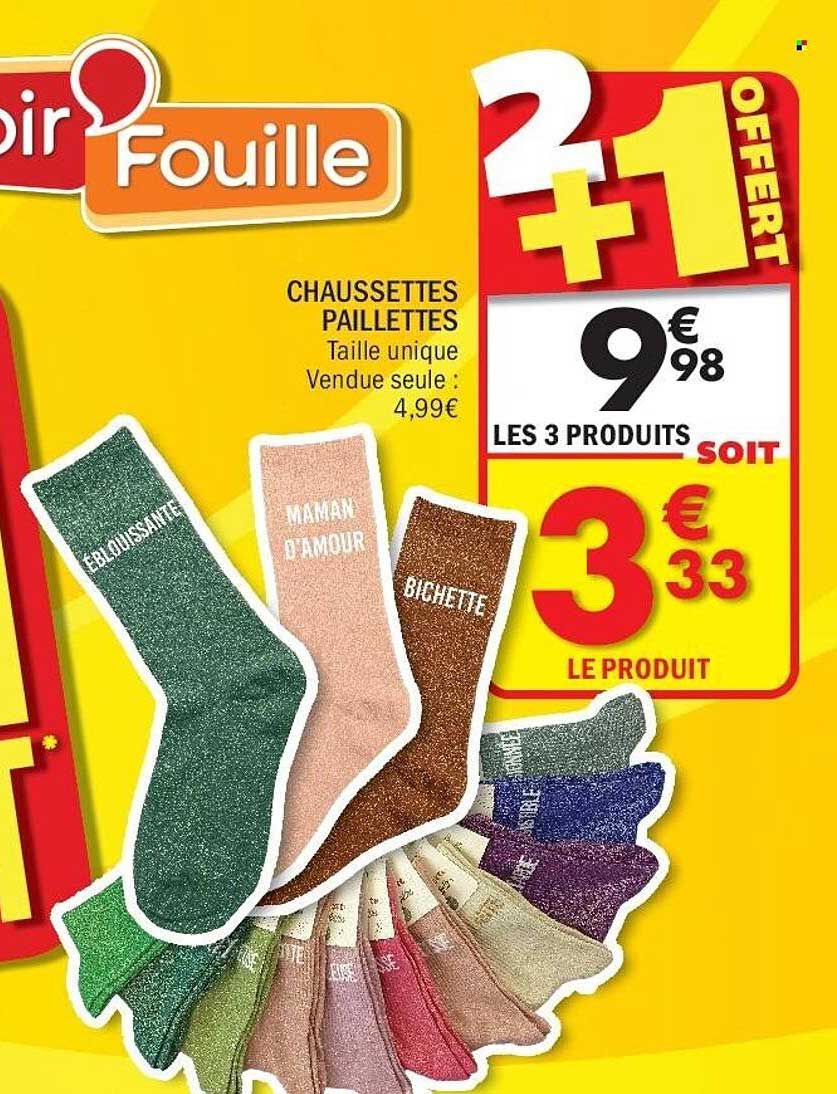 CHAUSSETTES PAILLETTES