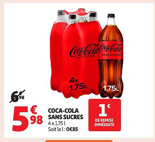 COCA-COLA SANS SUCRES