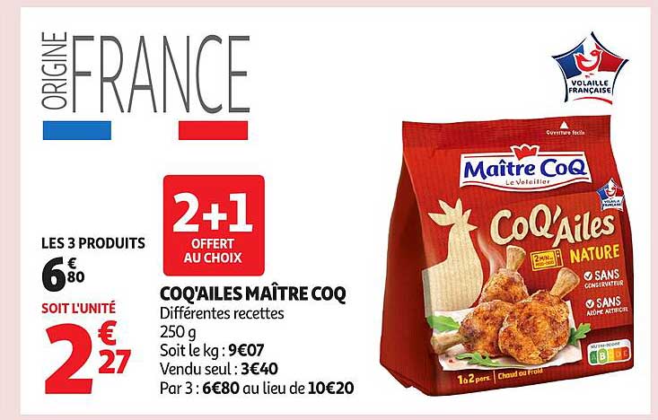 COQ'AILES MAÎTRE COQ