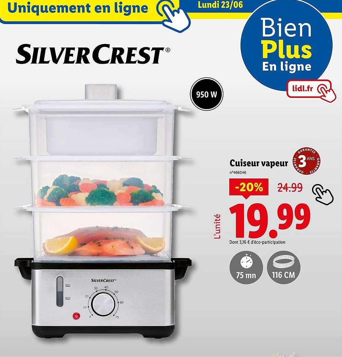 Cuiseur vapeur SilverCrest