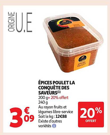 ÉPICES POULET LA CONQUÊTE DES SAVEURS