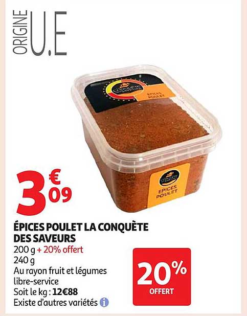 ÉPICES POULLET LA CONQUÊTE DES SAVEURS