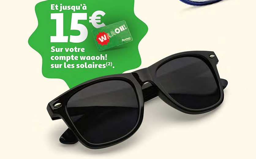 Et jusqu’à 15€ Sur votre compte waaooh! sur les solaires