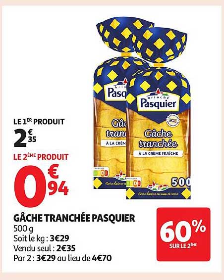 GÂCHE TRANCHÉE PASQUIER