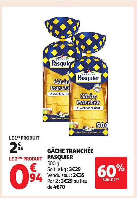 GÂCHE TRANCHÉE PASQUIER