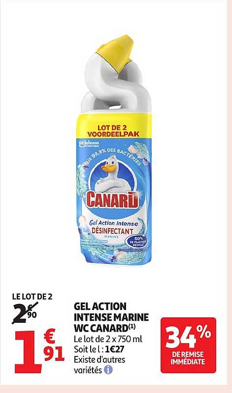 GEL ACTION INTENSE MARINE WC CANARD