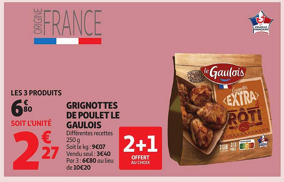 Grignottes de Poulet Le Gaulois