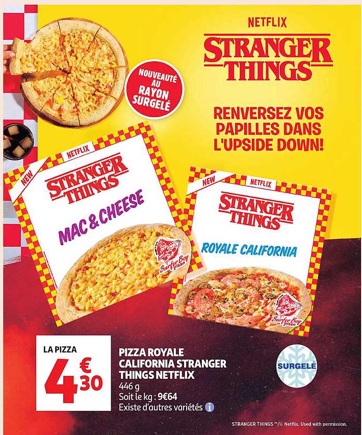LA PIZZA ROYALE CALIFORNIA STRANGER THINGS NETFLIX