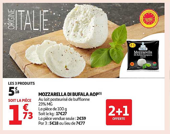 MOZZARELLA DI BUFALA AOP