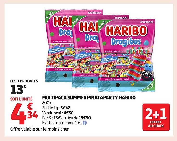 MULTIPACK SUMMER PINATAPARTY HARIBO
