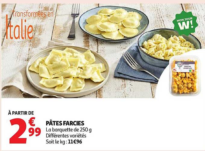 PÂTES FARCIES