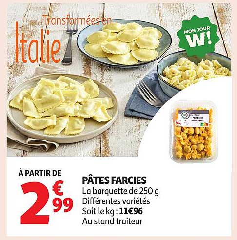 PÂTES FARCIES