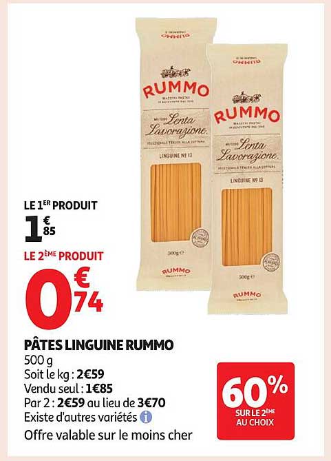 PÂTES LINGUINE RUMMO