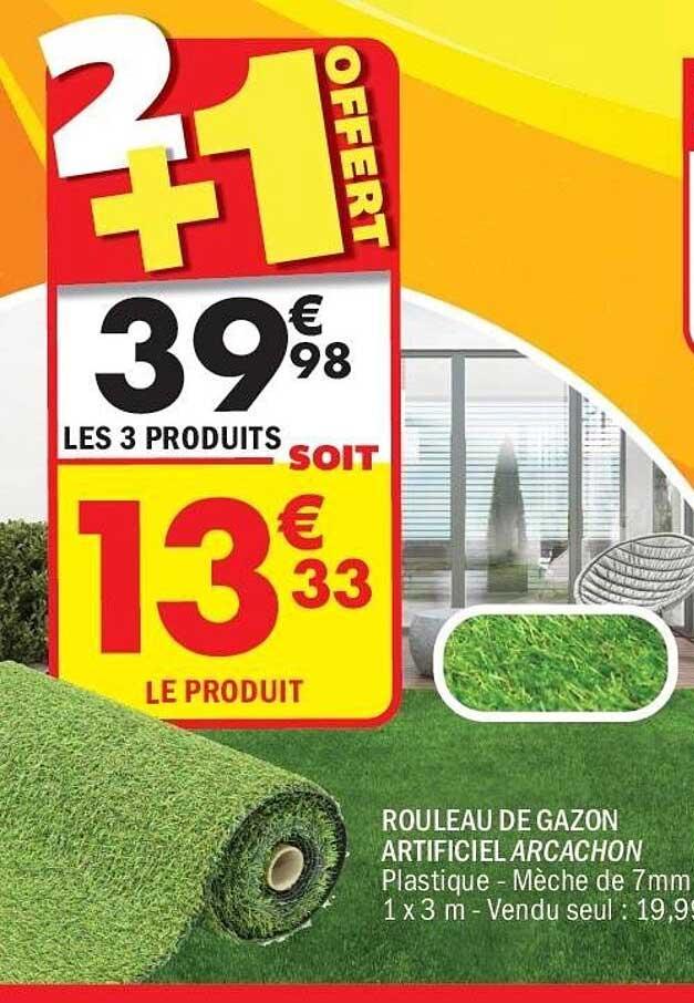 Rouleur de Gazon Artificiel Arcachon
