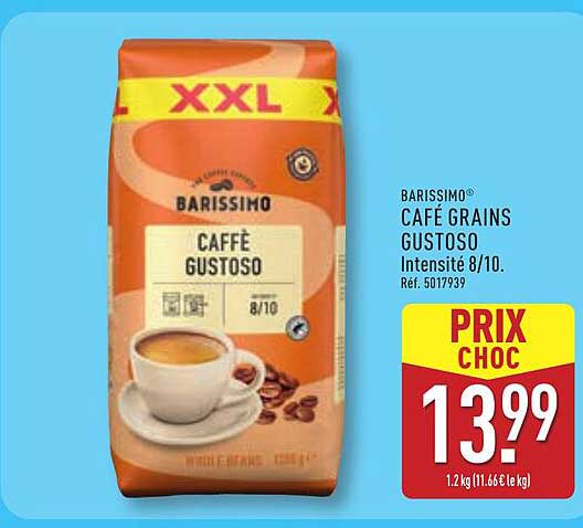 BARISSIMO® CAFÉ GRAINS GUSTOSO