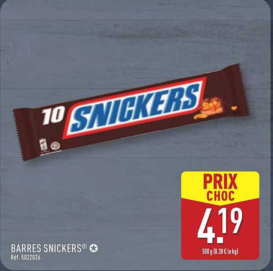 BARRES SNICKERS®