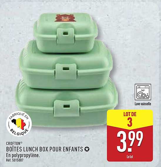 BOÎTES LUNCH BOX POUR ENFANTS