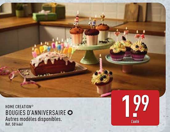 BOUGIES D’ANNIVERSAIRE