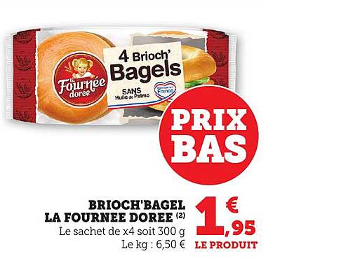 BRIOCH'BAGEL LA FOURNÉE DORÉE