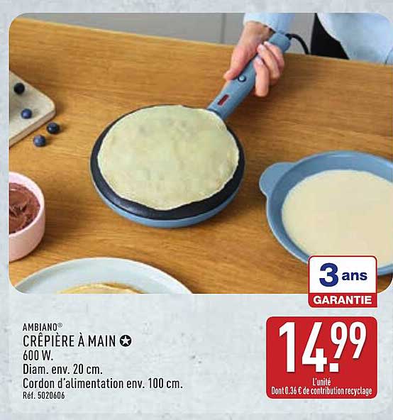 CRÉPIÈRE À MAIN