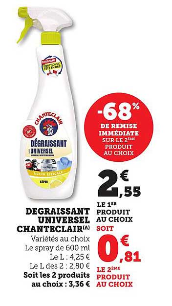 DEGRAISSANT UNIVERSAL CHANTECLAIR