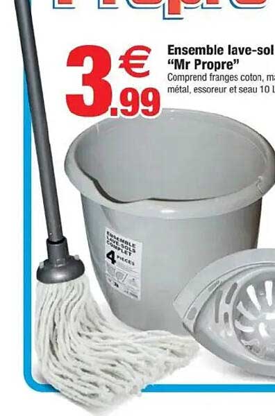 Ensemble lave-sol “Mr Propre”