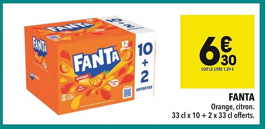 FANTA Orange, citron.