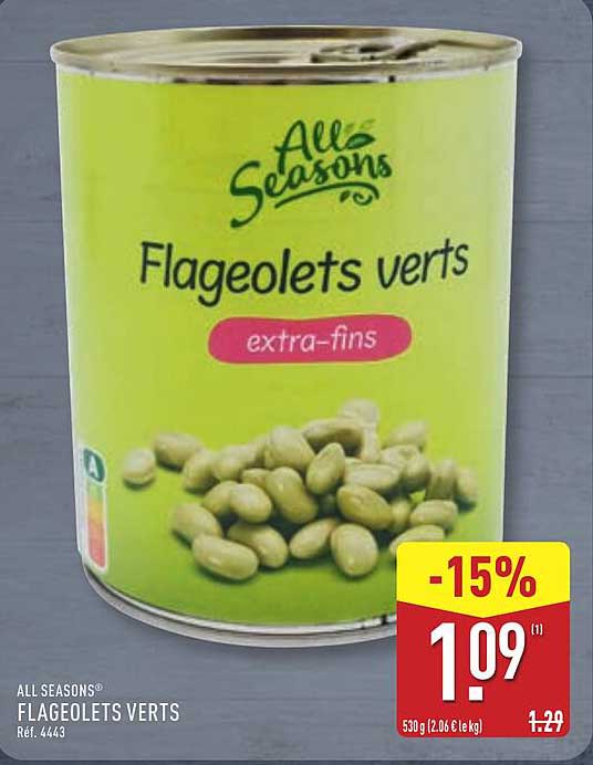 Flageolets verts extra-fins