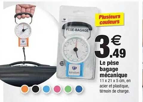 Le pèse bagage mécanique