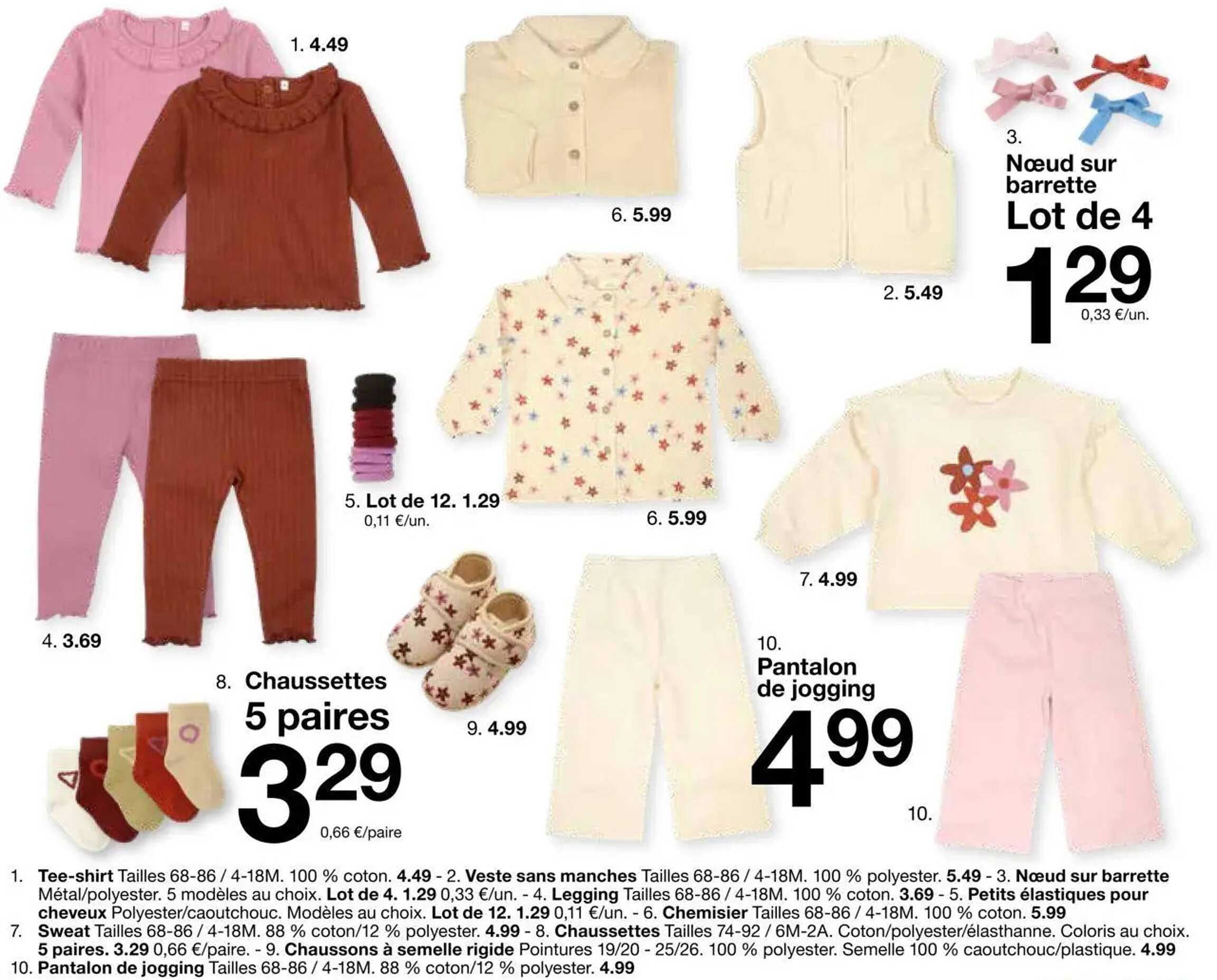 Lot de 12 élastiques pour cheveux