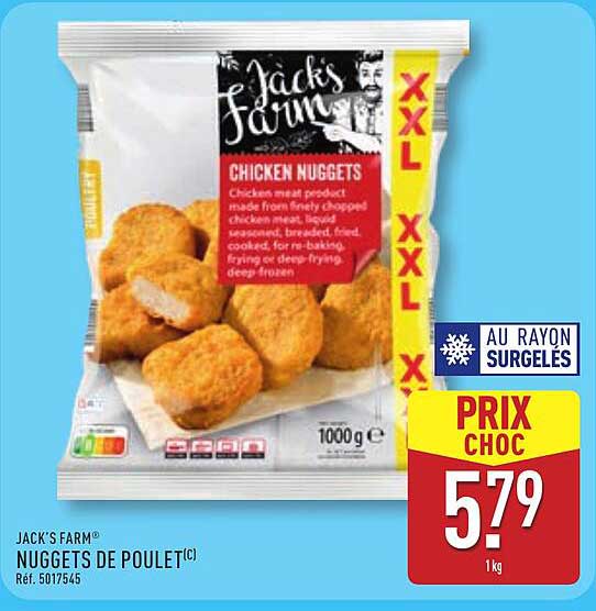 NUGGETS DE POULET