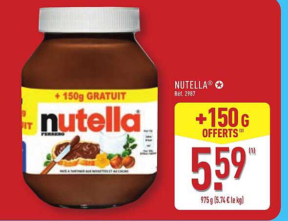 NUTELLA® +150g OFFERTS