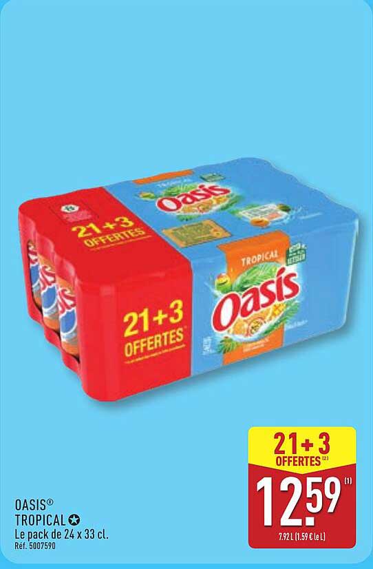 OASIS® TROPICAL - Pack de 24 x 33 cl