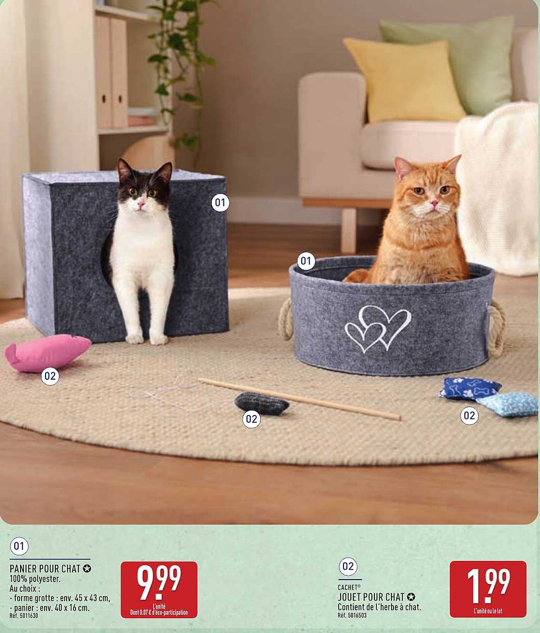 PANIER POUR CHAT
