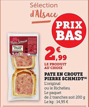 PATE EN CROUTE PIERRE SCHMIDT