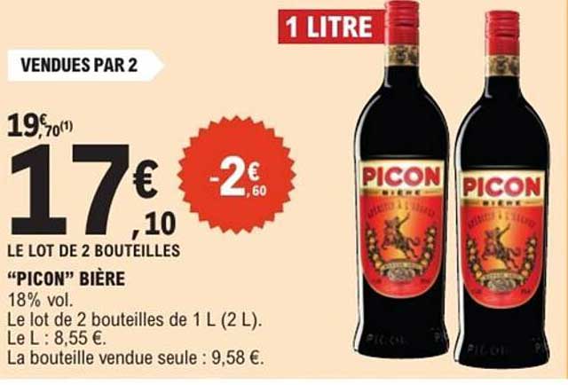 "PICON" BIÈRE - Lot de 2 bouteilles