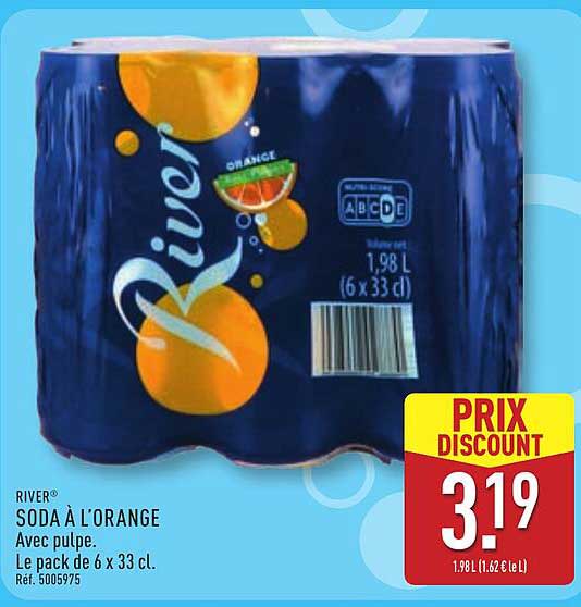 RIVER® SODA À L'ORANGE