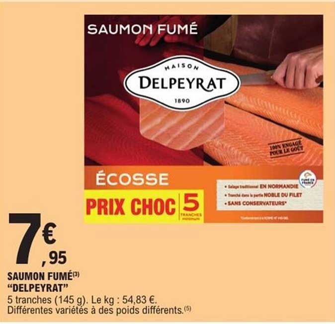 SAUMON FUMÉ "DELPEYRAT"