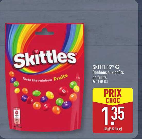 SKITTLES® Bonbons aux goûts de fruits.