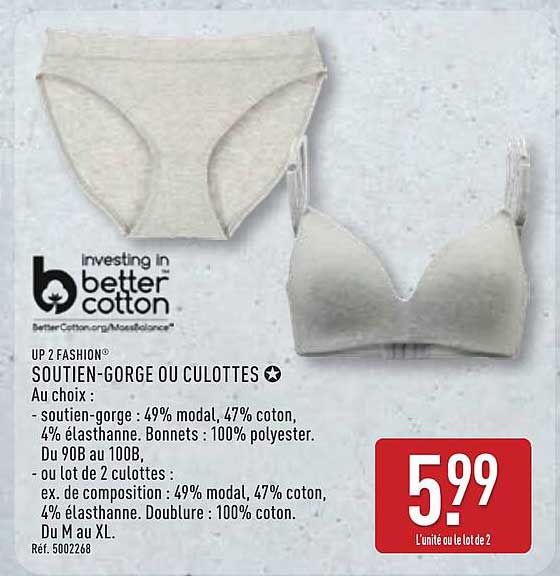 SOUTIEN-GORGE OU CULOTTES