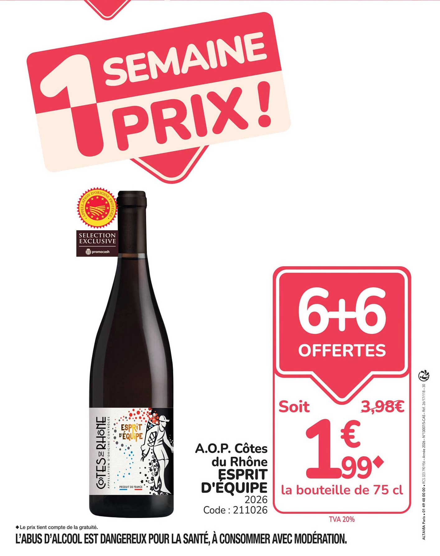 1 SEMAINE 1 PRIX !
